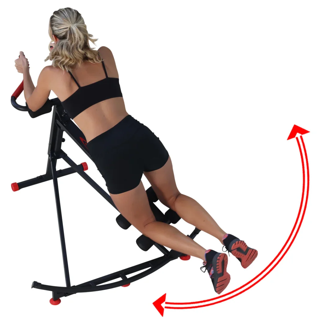 Adjustable Ab Workout Machine - Full Body & Core Strength Trainer, Foldable Waist Sculpting Device for Home Gym, Easy Assembly & Storage, Power Training Equipment